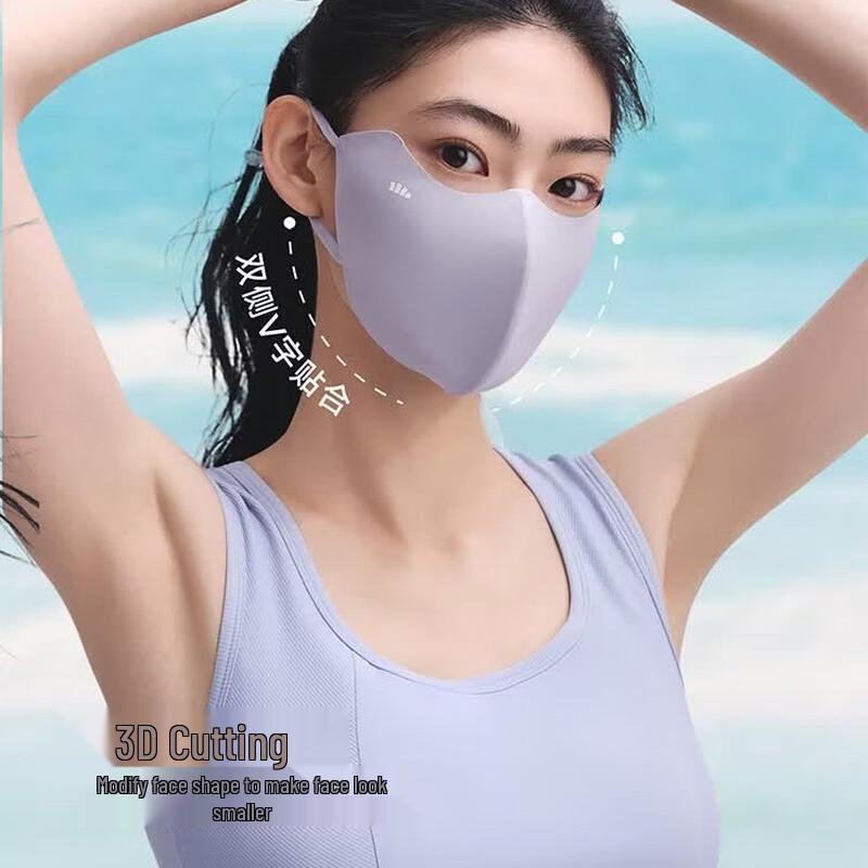 beneunder Women's Ice Silk Sun Protection Face Mask