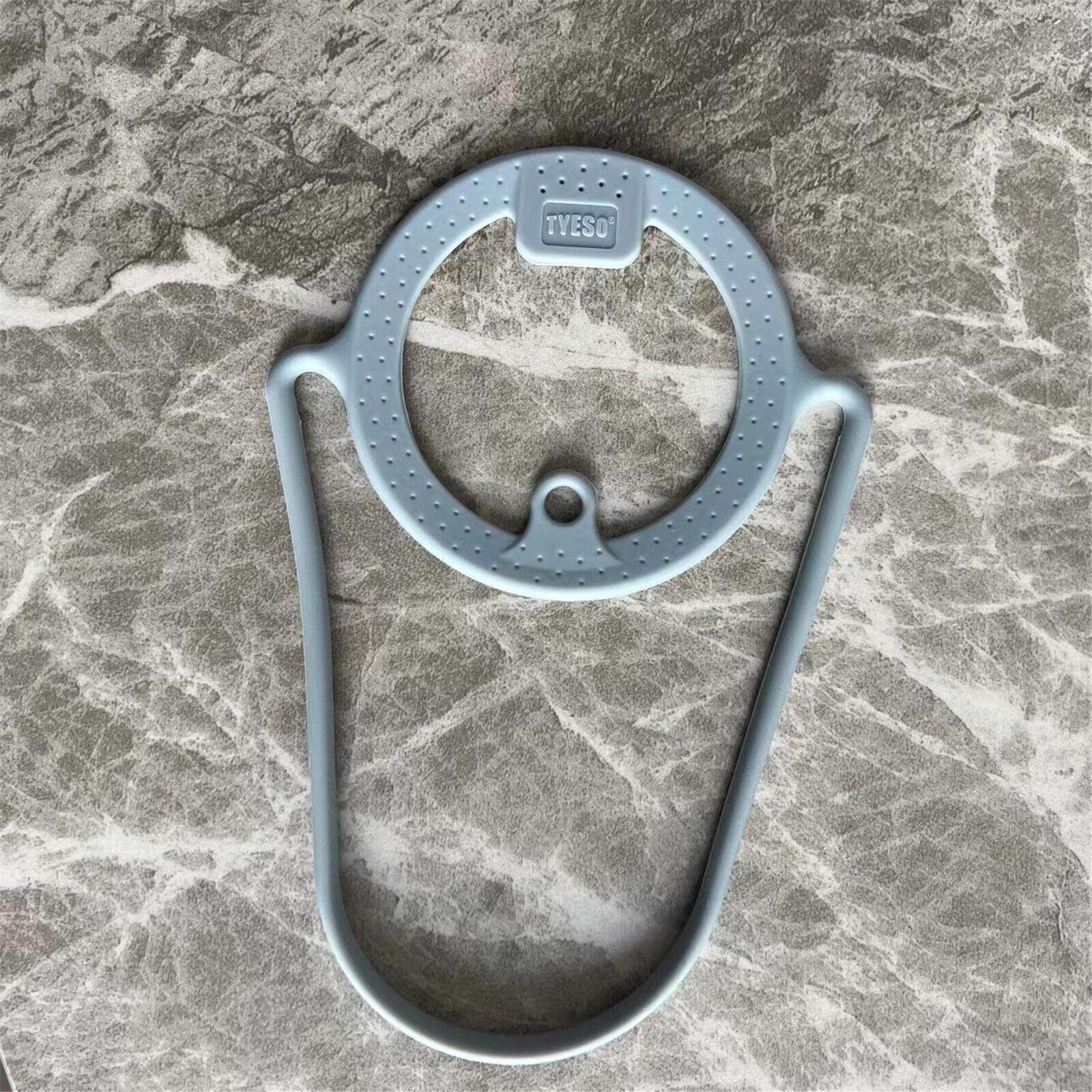 Силиконовая ручка для переноски бутылки с водой Портативный ремешок для бутылки с водой серебряный