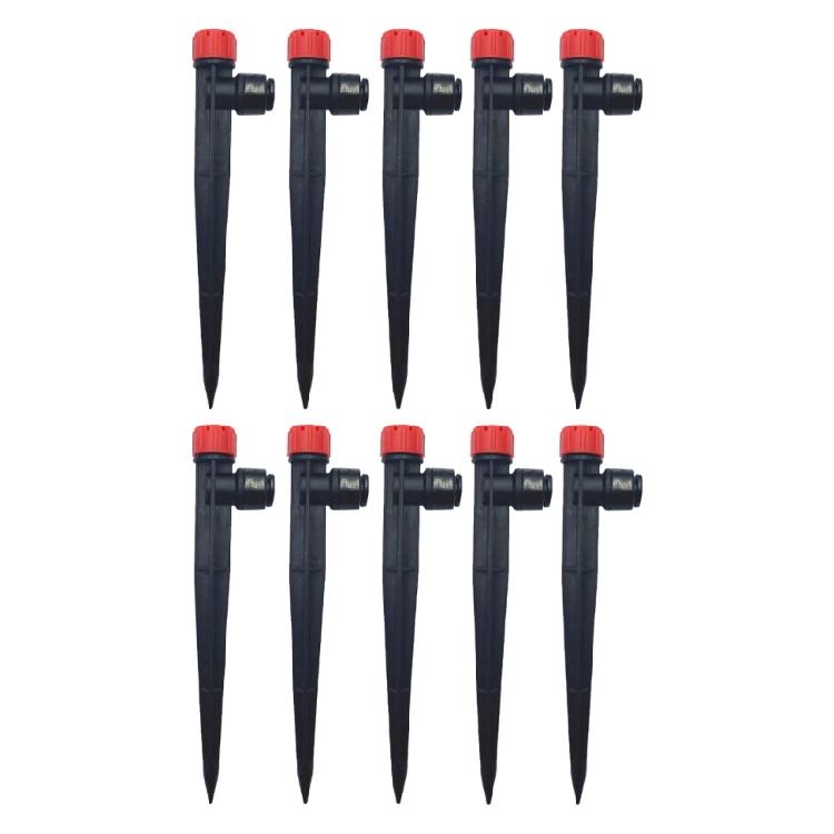 10Pcs Rotatable Sprinkler With Stake Nozzle Watering Garden Tube Sprayer Atomizer Irrigation Landscape Maintenance