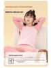 Children's Cotton Pajama Set: Boys' & Girls' Warm Flannel Base Layer for Autumn