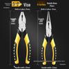 Industrial-Grade Multi-Function Wire Pliers Set (2 Pieces) - Large, Universal, Labor-Saving Design for Household Use.