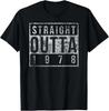 44th Birthday Gift Vintage Straight Outta 1978 Retro T-Shirt