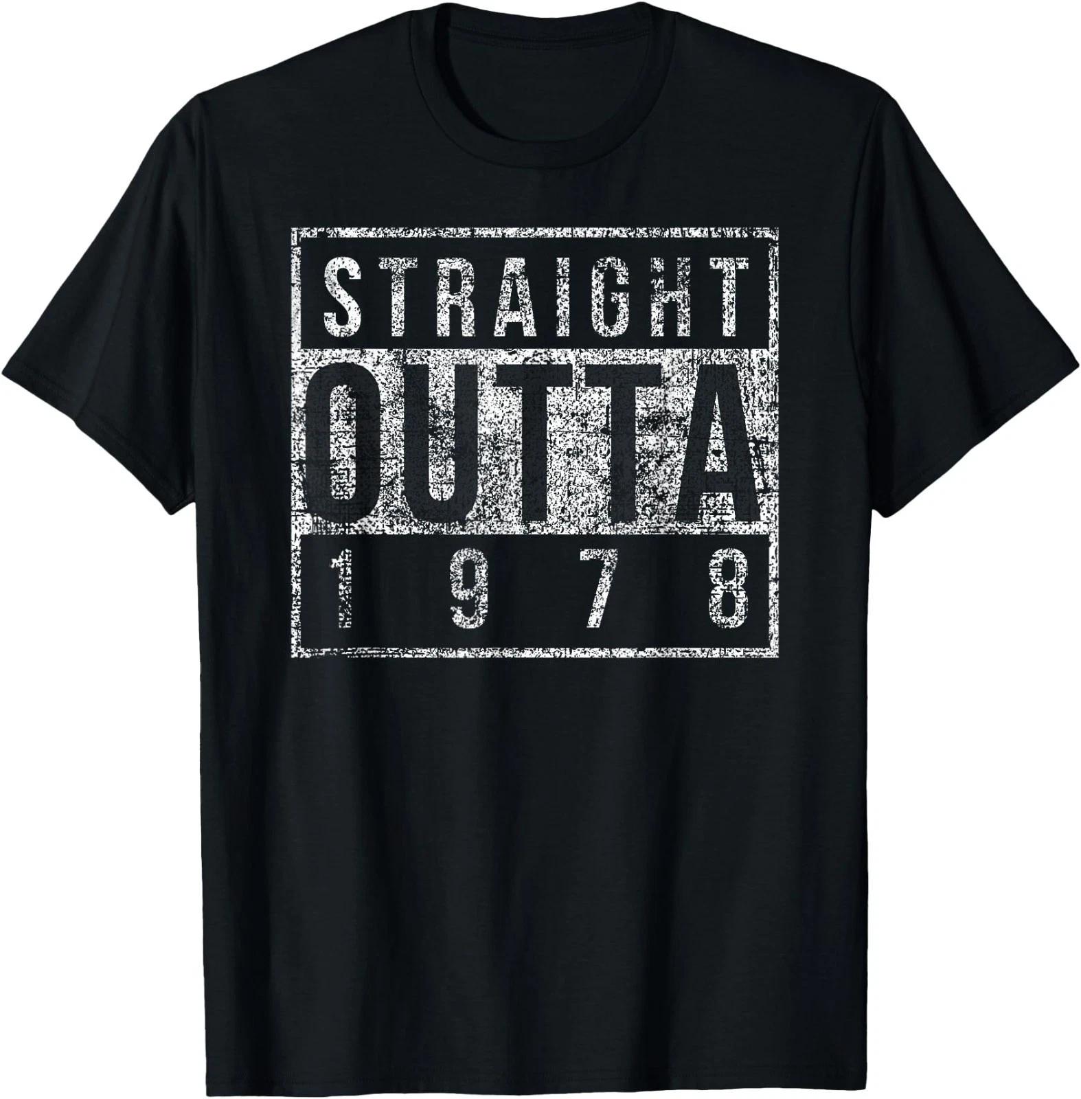 44th Birthday Gift Vintage Straight Outta 1978 Retro T-Shirt S