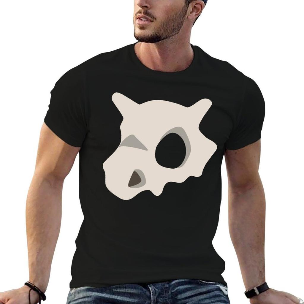 Cubone skull T-Shirt man t shirts graphic man t shirts for men t shirts for man pack cotton T-s