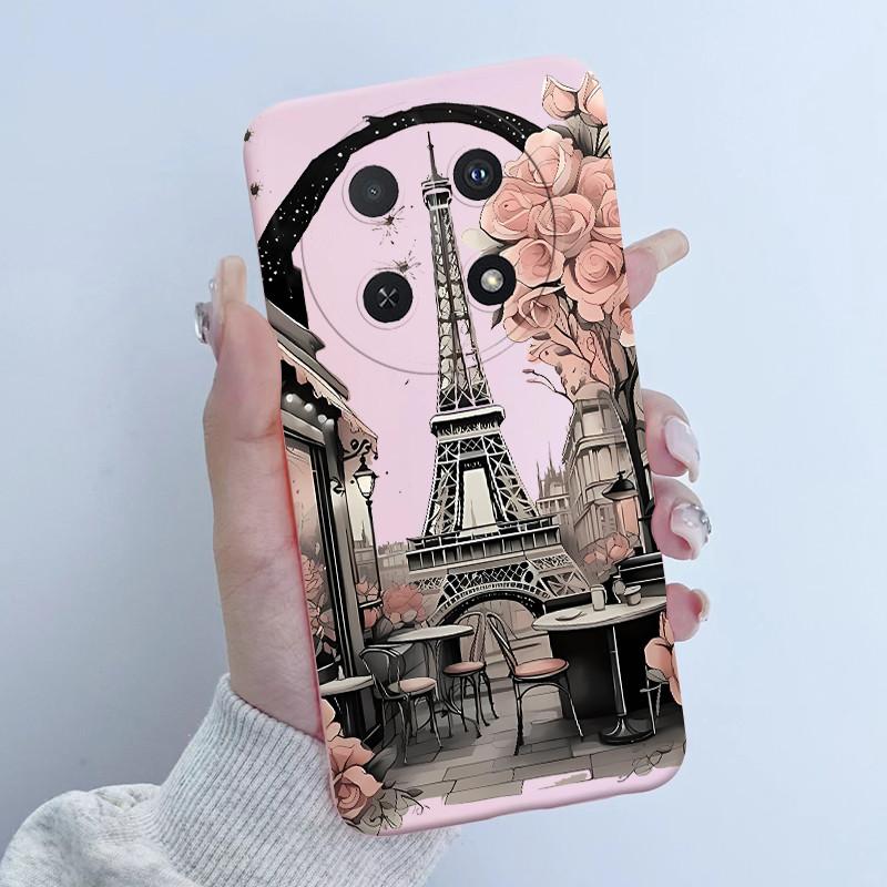 For Huawei Nova 12i Case Flower Girl Design Soft Silicone Phone Case for Huawei Nova12i 12 i 4G CTR-L81 L91 Nova 13i Cover Capa