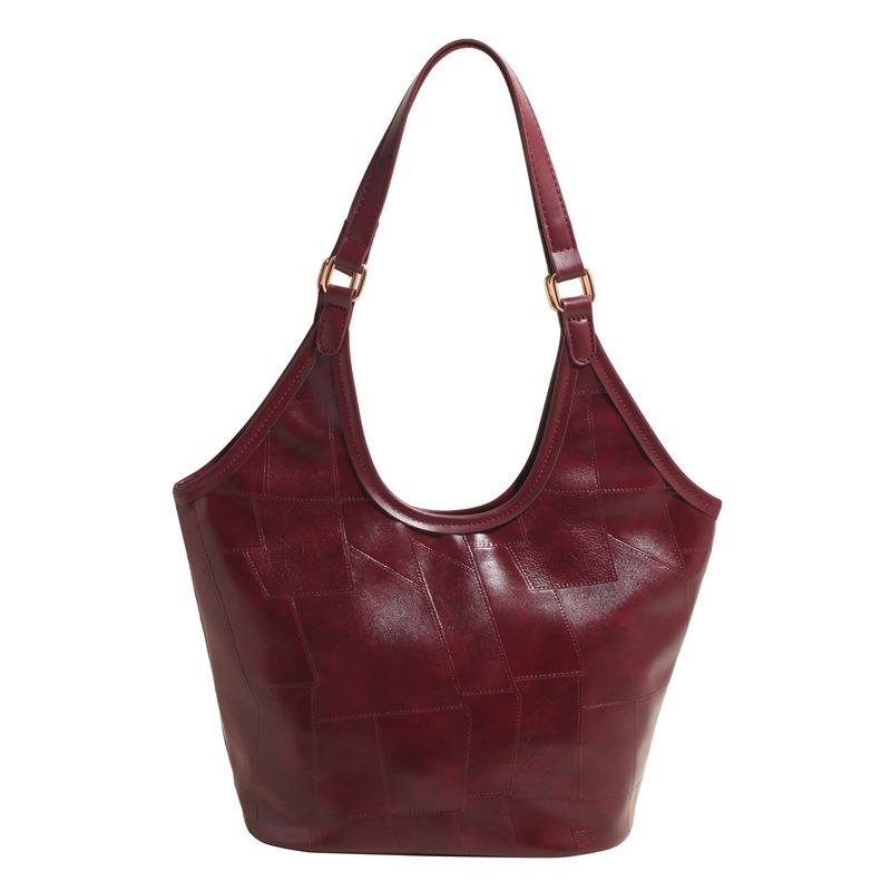 Premium sense large-capacity bag women's new fashion portable shoulder bag commuter versatile tote bag