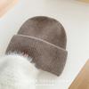 1pc Warm Knit Beanie for Men Women,Slouchy Beanie Hats Winter Knit Cap Soft Ski Hat Unisex,Thick Fisherman Cuff Plain Skull Caps