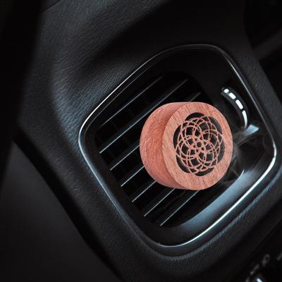 Auto Aromatherapie Ätherisches Öl Diffusor Holz Auto Lufterfrischer Mit Lüftungsschlitz-Clip Blume Lüftungsschlitz-Clips Auto Diffusoren Für Essen
