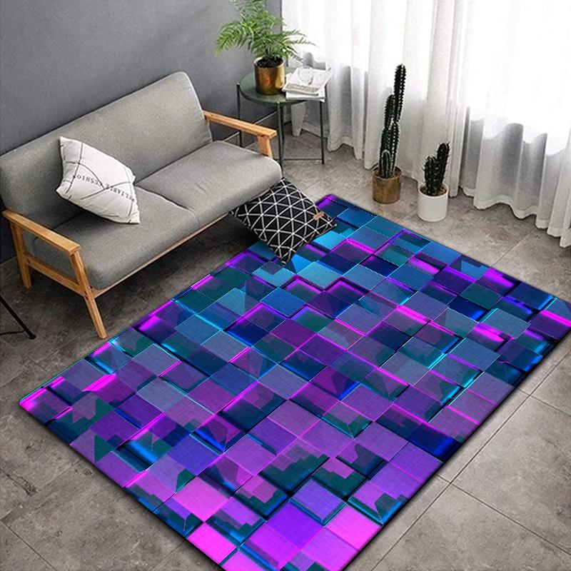 Fashionable Color Carpet for Living room,Non Slip  BATHROOM Mat, Outdoor rug,Portable Lightweight Picnic Mat,bedroom Decor Rug