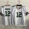 Green Bay Packers Inspired Youth Football Jersey Cotton Blend Athletic Top Boys Fall Winter