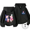 Soft Casual Zipper Hooded Sweatshirt Cute Cartoon Winter Trendy Kids Zipper Hoodie Peppa Pig 3 14 Years