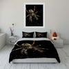 Spider On Black Web. Bedding Sets Duvet Cover Sets Duvet Covers Pillowcases(1 * Duvet Cover 2 * Pillowcases Without Duvet Insert)