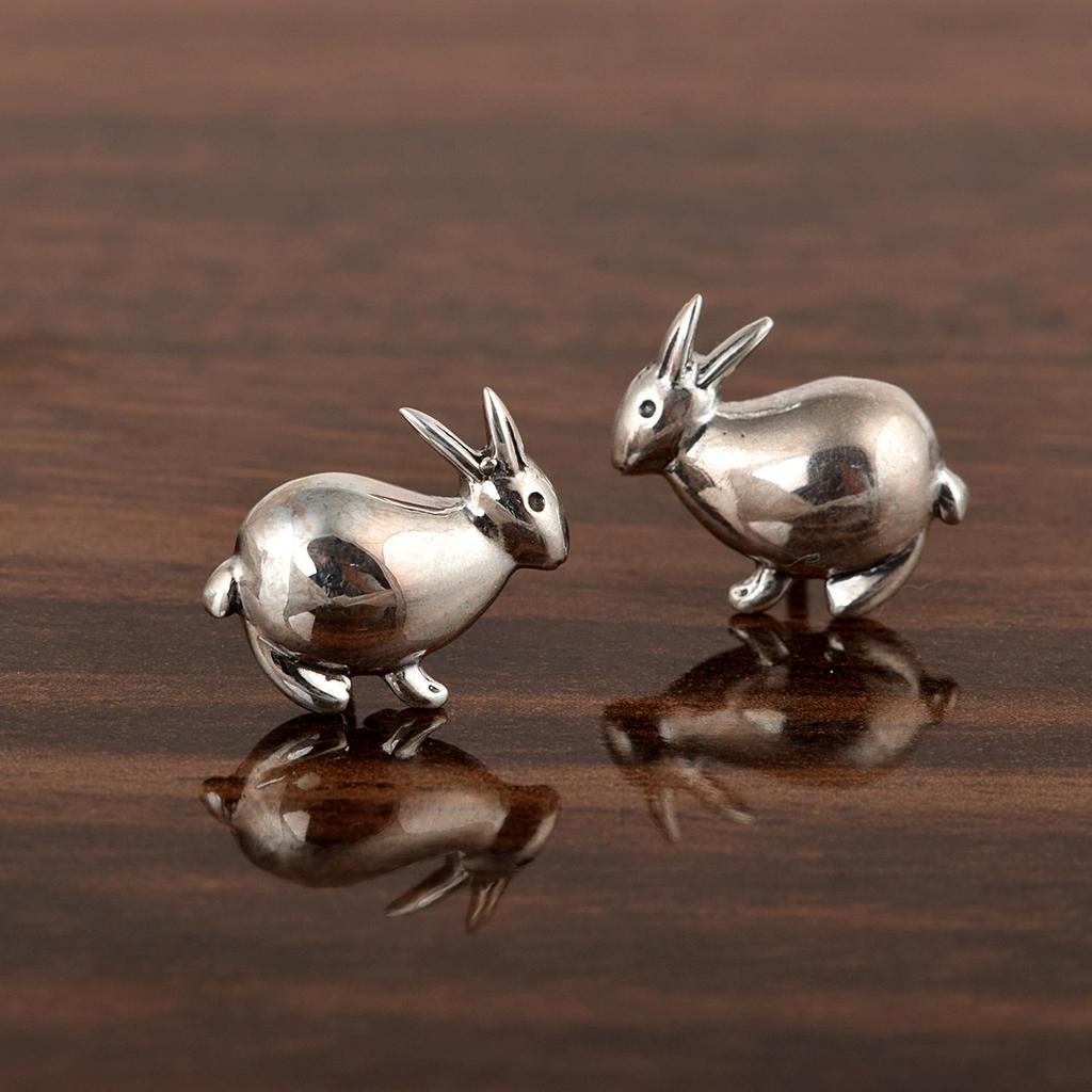 Bunny Stud Earrings - 925 Sterling Silver