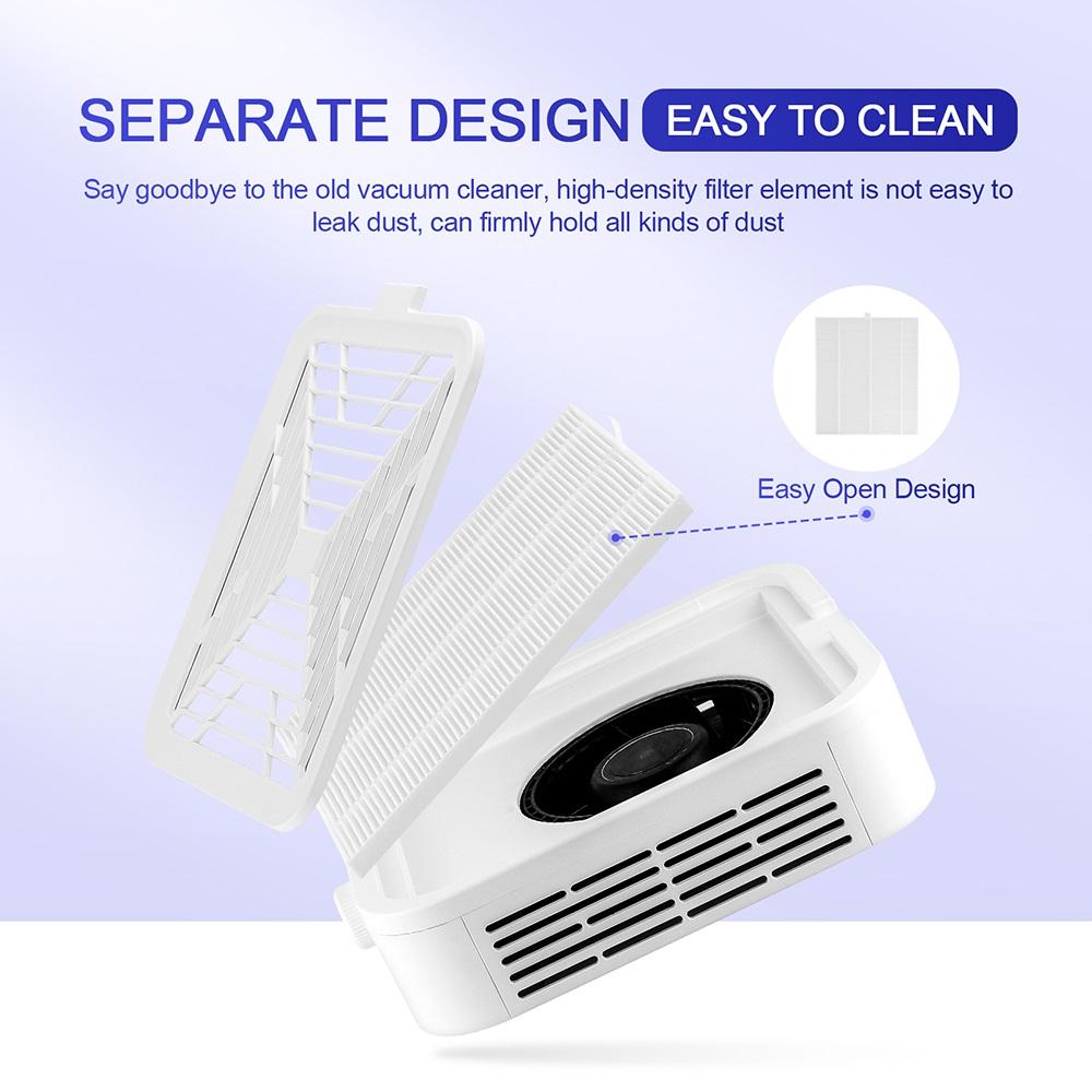 120w Brushless Turbo Nail Dust Collector Strong Suction Nail Vacuum Cleaner Speed Adjustable Nail Art Manicure Extractor Fan