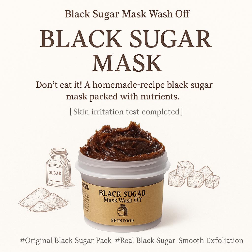 Skinfood Black Sugar Mask Wash Off (120g)