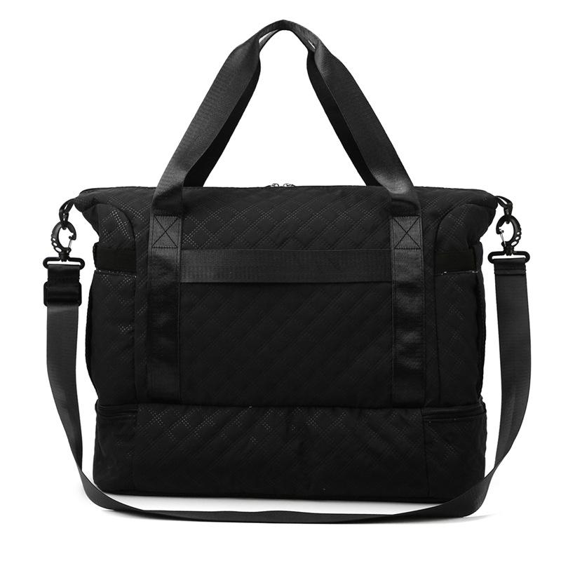 New oblique span fitness bag independent shoe compartment dry and wet separation yoga bag short business trip travel bag