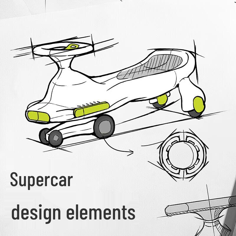 babycare Детская машинка-катушка Newchiro Anti Rollover Kids Twist Car