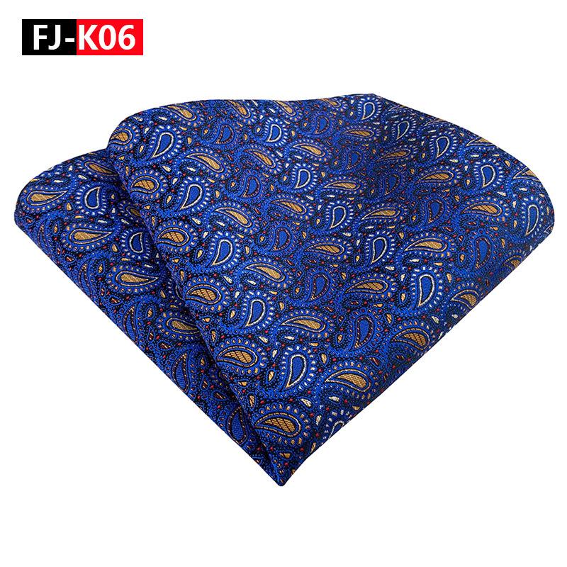 Blumen-Paisley-Polyester-Einstecktuch für Herrenanzug - Elegantes Design 2025