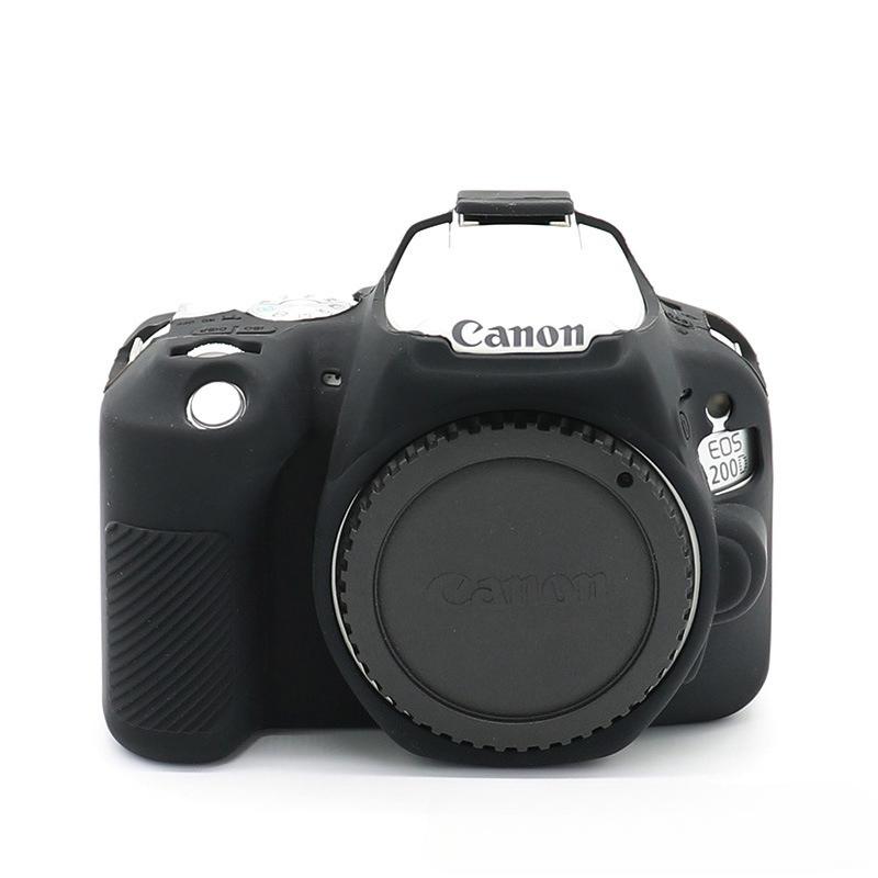 Husă de silicon pentru camera Canon EOS 200D - Geantă DSLR și husă protectoare de silicon pentru 200D