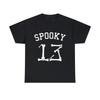 Spooky 13 Halloween Jersey Graphic Tee Shirt, S-5XL