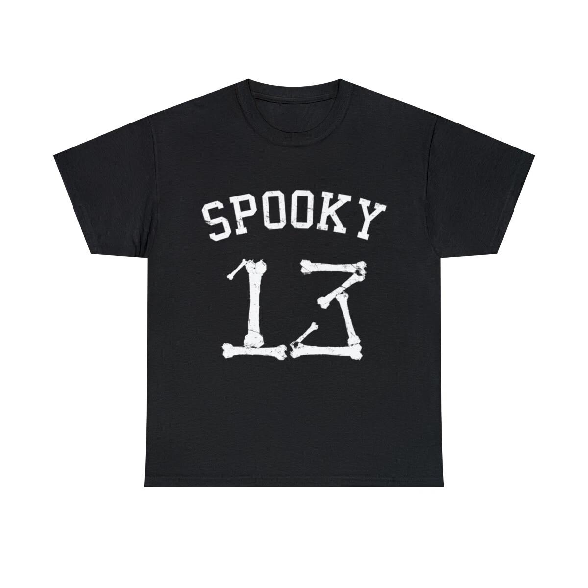 Spooky 13 Halloween Jersey Graphic Tee Shirt, S-5XL 2XL