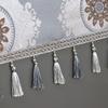 Microwave Oven Top Cover Dustproof Machine Protector Decorative Kitchen Appliance Cover - Grey Small Flower