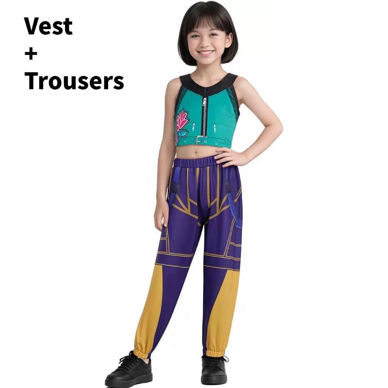 Kpop Demon Hunters Rumi Mira Zoey Kids Cosplay Costume Dress Party Halloween
