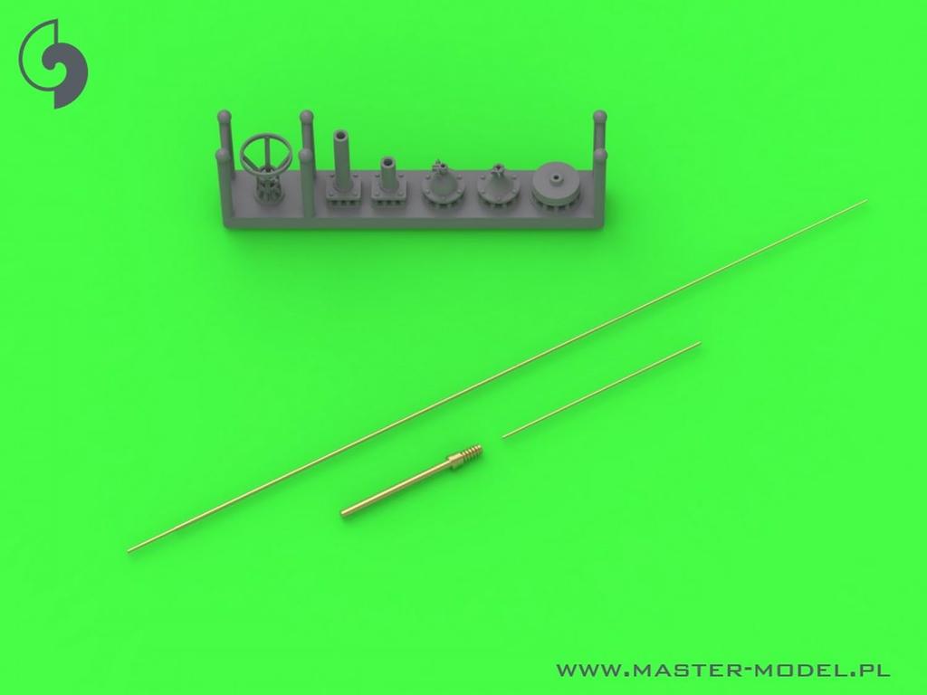 Modelo Mestre Britânico 19 Conjunto de Antenas de Rádio Peças de Modelo de Plástico 1/35 WW2/Moderno Não. Anos 1940-1950 (para AFV) GM-35-057 (Veículo militar)