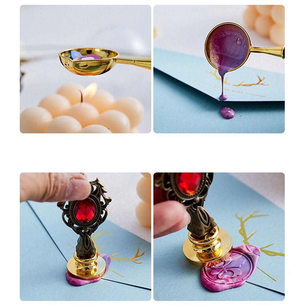 Card Fire Paint Seal Stamp Handle Wax Seal Stamp Handle Wax Stamp Accessories Scrapbook Decoration