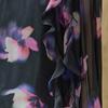 MAXZA High Neck Chiffon Blouse With Flower Corsage Ze05qb013nh