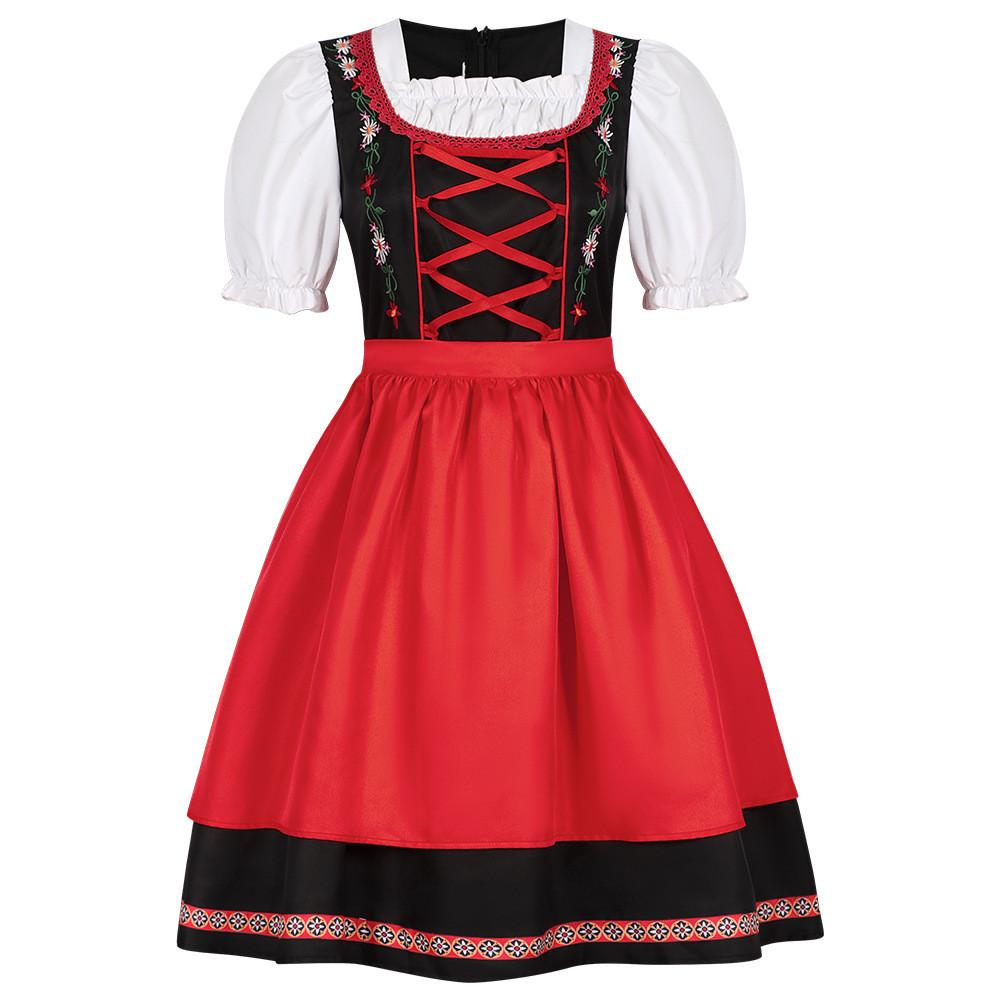 Oktoberfest Cosplay Beer Dress With Polyester Material For Role Play And Parties
