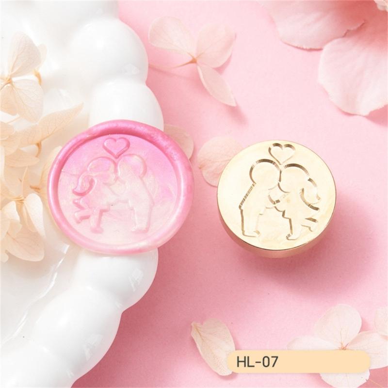 Retro Wax Seal Stamp Bees Heart Love Sealing Waxed Stamp for Invitation Envelopes Cards Photo Letter Decoration