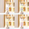 Bib Key Rabbit Chain Cartoon Toy Backpack Pendant Decoration Plush Cute Doll