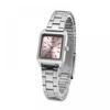 Casio Ltp V007d 4eudf  Ltp V007d 4e  Analog Square Sat Student Women S Metal Watch