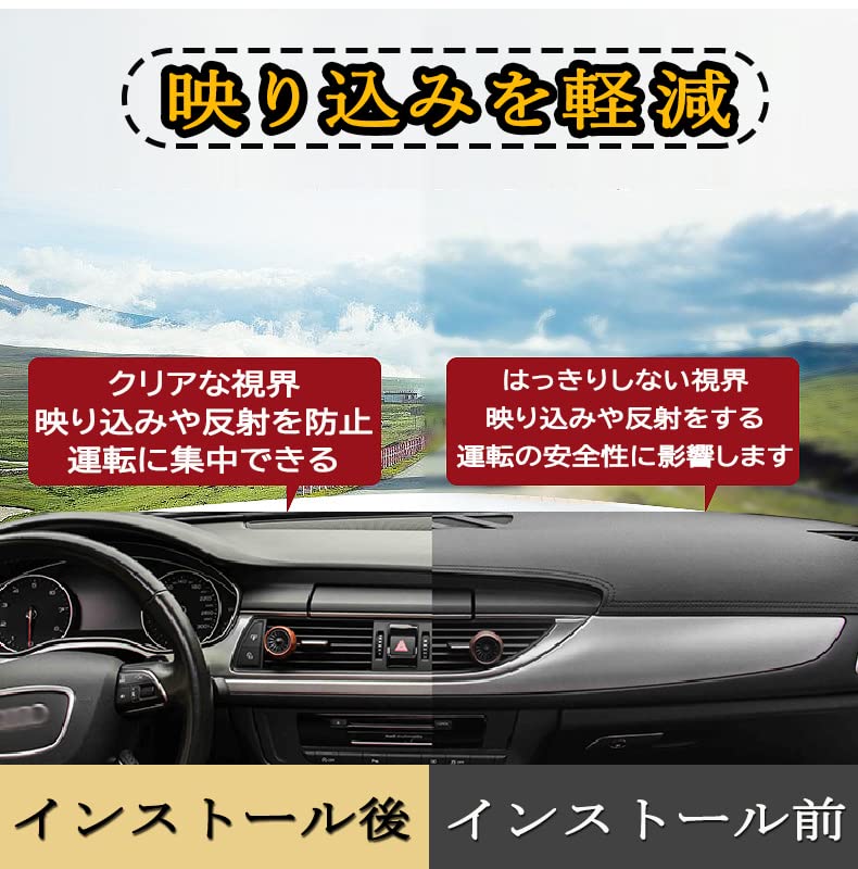 Mitsubishi Delica Dashboard Interior Dashboard DELICA D5 Late Sun Dashboard Protective Interior Delica Set Delica D5-R Mat, Cover, Vehicle-Specific