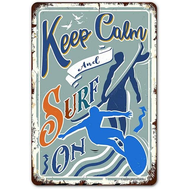 Vintage Metal Tin Signs  Music Keeps My Heart Beating  Retro Art Posters for Home Club Cafe Bar Pub Decor  Inspirational Wall