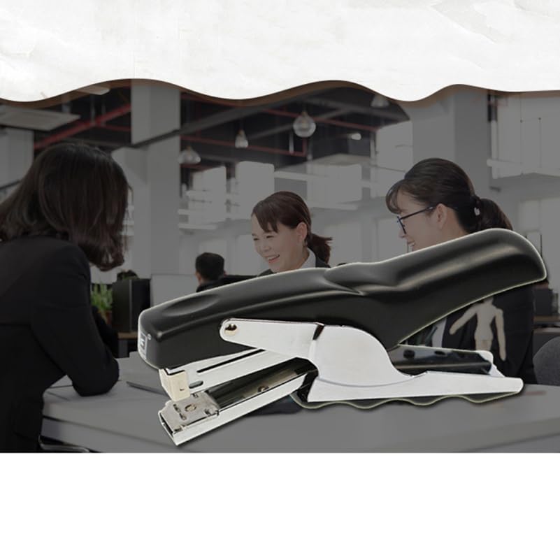 EXCEART Nadeloser Tacker mit Zange, Handgriff-Typ, Metall, Leicht 224g, Kompaktes Design, Büromaterial für Schulen und Büros, 6,8x3,0x1,3