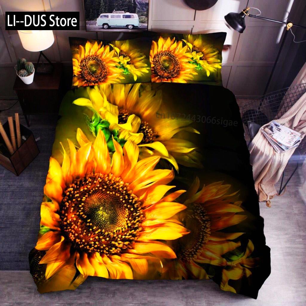 Комплект постільної білизни з квітковими квітками з мікрофібри «Квітка» Квітка «Кінг» із мікрофібри «Квіти червоної троянди» Червона рослинна ковдра Романтична ковдра