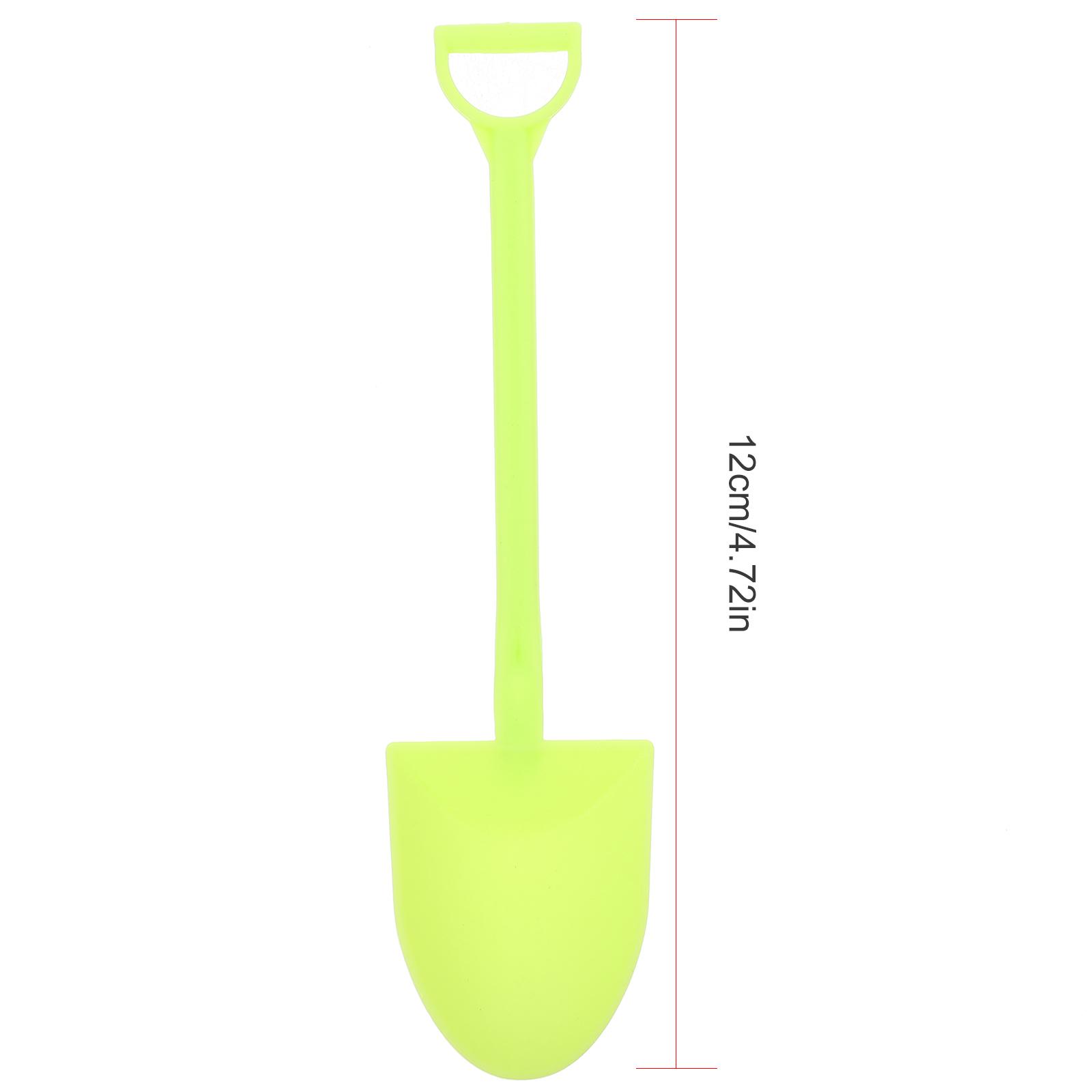 100pcs Ice Cream Shovel Spoon Plastic Dessert Spoon For Coffee Cake Honey Portable Stirring Spade Tableware Compact Food Utensil