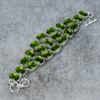 Peridot Gemstone Handmade 925 Sterling Silver Bracelet 7-8" M-308