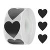 500pcs/roll Heart Stickers Roll Valentine's Day Love Shape Labels Removable for Craft Envelopes Boxes Gift Tags Bags Wedding