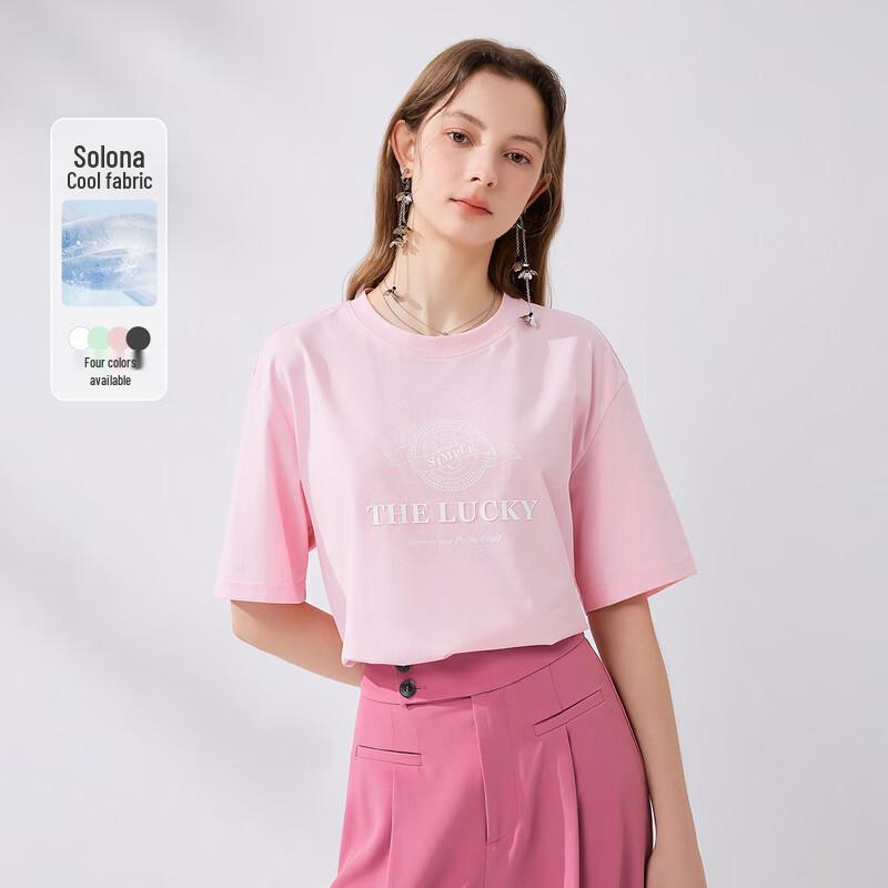 Women s Loose Printed Short-Sleeve T-shirt M