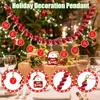 Rust-resistant Christmas Decoration Holiday Decoration Pendant Vintage Enamel Bead Christmas Garland for Festive for Tree