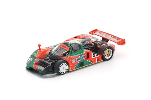 Genesis Company POP RACE 1/64 Scale Mazda 787B 1991 Le Mans 24 Hours Winner, Finished Model, PR640301