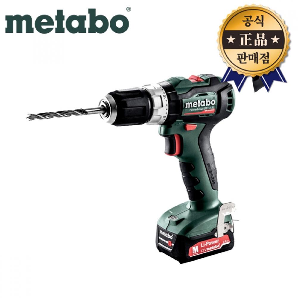 

Вибрационная дрель Metabo PowerMaxx SB 12 BL 2.0Ahx2 12V бесщеточный