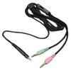 Nylon Braided UNP PC Cable for Sennheiser GSP350/500/600/670G4MEONE Headphones Cord Better Sound Ranges User Friendly