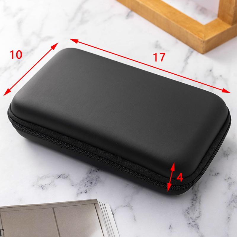 Portable Mini 3C Hard Shell Digital Gadgets Storage Bag Artificial Leather Earphone Charger Case Data Cable U Disk Organizer