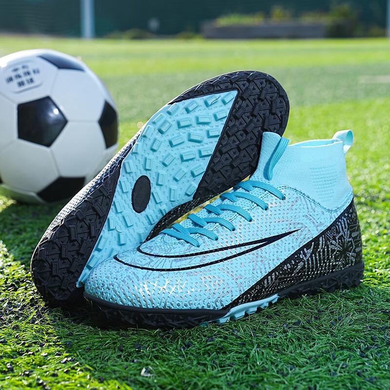 Bozong High-Top Studded Artificial Turf Football Boots 45