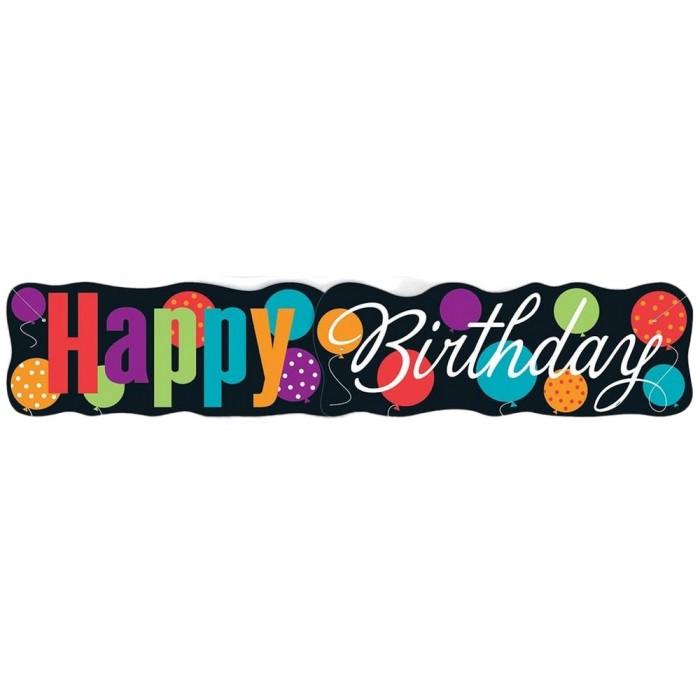Unique Party Balloons Happy Birthday Banner