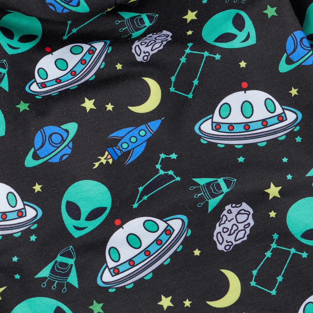 Alien Dog Hoodie Dog Warm Jacket Coat Puppy Sweatshirt Flying Saucer Christmas Halloween Dog Costume Winter Dog Clothes Pet App